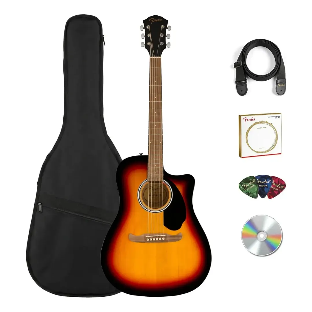 Guitarra Electroacústica Fender FA-125CE con Estuche